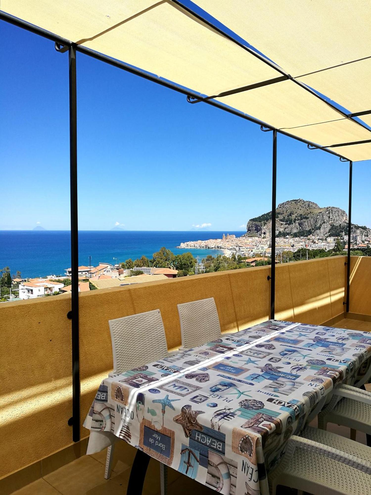 Casa Panoramica Santa Lucia Apartman Cefalù Kültér fotó